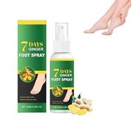 Déodorant pour les Pieds,Spray Pieds au Gingembre,Spray Désodorisant pour les Pied contre les Odeurs,Soin Déodorant et Hydratant Rapide,Garde les Pied Secs et Confortables,100ML