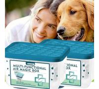 DéOdorant Pour Salle De Bain,BoîTe DéSodorisante Purificatrice D'Air Pour éLiminer Les Odeurs,DéOdorant Multifonctionnel,BoîTe De DéPoussiéRage Automatique,L'Appartement,Le Bureau,La Cave Et (2pcs)