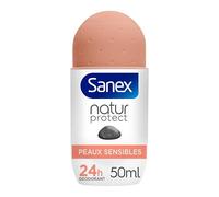Déodorant Sanex Natur Protect peaux sensibles Pierre d'alun - Bille de 50 ml