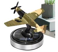 Déodorant solaire pour voiture - Diffuseur de parfum créatif pour avion - Rotation solaire - Accessoire d'aromathérapie - Hélice de parfum pour voiture - Nettoyant design - Odeur intérieure - Rouge