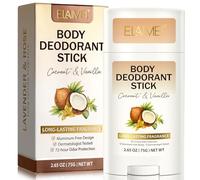 Deodorant Stick pour Femme et Homme, Naturel Déodorant Anti Transpirant Aisselles, Déodorant Bio de Voyage 72 Heures, Sans Aluminium, Sans de Soude, Sans Danger pour Peau (Coco et Vanille)