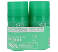 Déodorant - Svr - Spirial Duo Roll On Végétal - Sans Sels D'aluminium - 48h - Peaux Sensibles