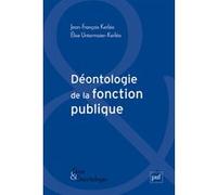 Déontologie De La Fonction Publique