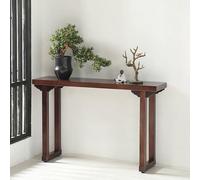 DEOPXF Table D'entrée en Bois Massif Naturel Design Chinois Classique Robuste Et Durable Table De Couloir Facile À Installer Parfaite for Les Entrées Et Les Salons(100x30x80cm)