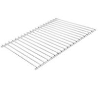 DEOS Grille Barbecue en Inox 40x30 cm - Grille Inox AISI 304 - Structure Ajustable - Diamètre 6+4 mm - Idéale pour Barbecue - Entretien Facile - Grille BBQ Européenne - 304 Inox Certification