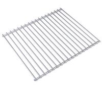 DEOS Grille Barbecue Inox 35x30cm - Construction Modulable et Combinable - AISI 304 Acier Inoxydable - Diamètre 6+4 mm - Grille Barbecue Idéale pour Barbecue - Surface Grillage Facile à Adapter