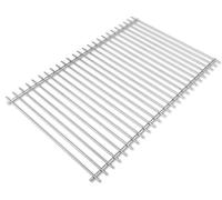 DEOS Grille Barbecue Inox 55x37cm - Grille Acier Inoxydable AISI 304 - Modulable, Ajustable pour Grils - Diamètre Matériau 6+4mm - Combinez avec Autres Grilles - Idéale Grillades Extérieures