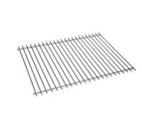 DEOS Grille Barbecue Inox AISI 304 - Grille en Acier Inoxydable Européen 50x37cm - Dimensions Ajustables 6+4mm - Grille Pain Inox pour Grill - Compatible avec Différentes Grilles Barbecue