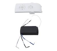 Deosdum Kit de Télécommande Universelle pour Ventilateur de Plafond, | Matériau ABS, Télécommande Fonctionne à Travers les Murs, Arrêt programmé, Remplace une Télécommande Ancienne ou