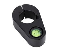 Deosdum Niveau à Bulle pour Tige D'enquête, Flacon en Alliage D'aluminium | Flacon à Bulles Vertes pour Poteau GPS GNSS, Boîtier en Métal Robuste, Réglable sur le Terrain, Lecture Horizontale précise.