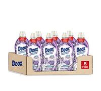 Deox - Adoucissant machine concentrée, 264 lavages, champ de lavande, vêtements doux et parfumés, avec technologie Fresh Protection, 660 ml x 8 paquets
