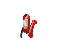 Depaepe HD2000 SIP avec clavier rouge | Téléphone filaire Poste téléphonique de sécurité SIP avec clavier