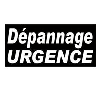 Dépannage Urgence Noir - 30x14 Cm - Sticker/Autocollant
