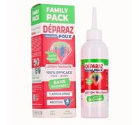 DEPARAZ POUX - Crystal - Lotion Anti-Poux et Lentes | Élimine Poux & Lentes Rapidement | Nouvelle Génération | 100% Efficace en 1 Application | Sans Peignage | FAMILY PACK |200 ML