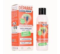 DÉPARAZ-POUX® - Shampooing Traitant Anti-Poux et Lentes |Élimine Poux & Lentes Naturellement | Actif Végétal | 100% Efficace en 1 Application | Sans Peignage | 150mL