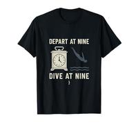Départ à Nine Dive at Nine Work Play Balance Graphic T-Shirt