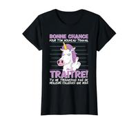 Depart Collegue de Travail, Nouvel Emploi, Traître | Licorne T-Shirt Graphique avec Valeur