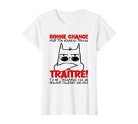 Départ Collègue Travail & Nouvel Emploi & Adieu Traître T-Shirt Graphique avec Valeur