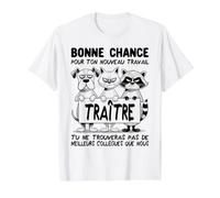 Départ Collègue Travail - Nouvel Emploi | Traître T-Shirt Graphique avec Valeur