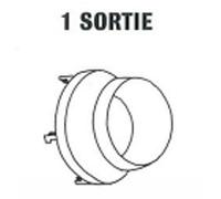 Départ de Gaine 1 Sortie diamètre 350mm pour HPV35 et HPV55 - SOVELOR-DANTHERM - ACC2003
