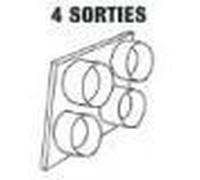 Départ de Gaine 4 sorties 4 x 400 MM pour Titan 240 et Scudo 240 - SOVELOR-DANTHERM - ACC1319