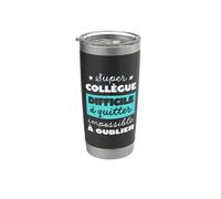 Départ en Retraite Collègue de Travail Impossible à Oublier Gobelet isotherme en acier inoxydable double paroi