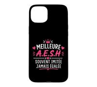 Départ Métier aesh métier Humour Fille Super aesh Coque pour iPhone 15 Plus