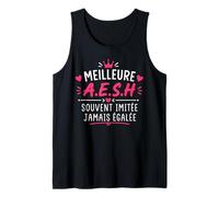 Départ Métier aesh métier Humour Fille Super aesh Débardeur