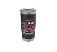 Départ Métier aesh métier Humour fille super aesh Gobelet isotherme en acier inoxydable double paroi
