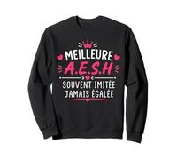 Départ Métier aesh métier Humour Fille Super aesh Sweatshirt