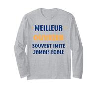 Départ Ouvrier Homme métier Humour Meilleur Ouvrier Manche Longue