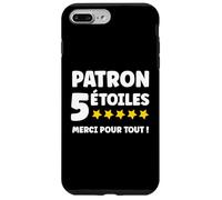 Départ Super Patron Humour 5 étoiles Merci Patron Coque pour iPhone 7 Plus/8 Plus
