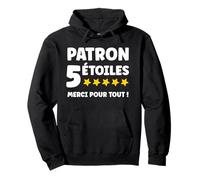 Départ Super Patron Humour 5 étoiles Merci Patron Sweat à Capuche