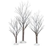 département 56 Original Snow Village First Frost Arbres, Lot de 3