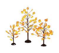 département 56 Village d'automne Arbres en érable, Lot de 3