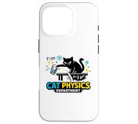 Département de Physique du Chat - Nerdy Cat Science Coque pour iPhone 16 Pro
