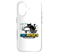 Département de Physique du Chat - Nerdy Cat Science Coque pour iPhone 17