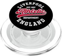 Département des Sports de Liverpool, Angleterre, Est. 1207 PopSockets PopGrip pour MagSafe