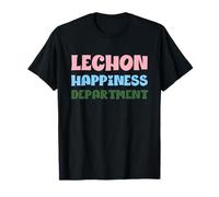 Département du Bonheur drôle de Lechon pour Les gourmets pour Adultes T-Shirt