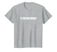 Département Informatique T-Shirt, Enfant, Gris Chiné, 10 Ans