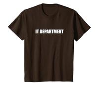 Département Informatique T-Shirt, Enfant, Marron, 4 Ans