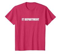 Département Informatique T-Shirt, Enfant, Rouge chiné, 6 Ans