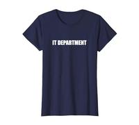 Département Informatique T-Shirt, Femme, Bleu Marine, L