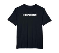 Département Informatique T-Shirt, Homme Grandes Tailles, Noir, 2X Tall