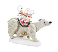 Department 56 Disney L'Étrange Noël de Monsieur Jack Figurine Ours Polaire Ride Figurine, 9,1 cm, Multicolore