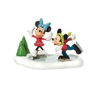 Department 56 Disney Village Figurine Mickey et Minnie Patin à Glace