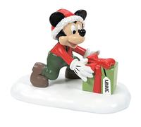 Department 56 Disney Village Mickey Mouse Minnie va Adorer Cette Figurine, 6,3 cm, Multicolore