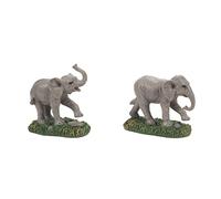 Department 56 Ensemble de Figurines en résine, Multicolore, 6,8 et 5,7 cm