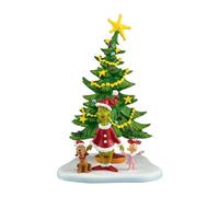Department 56 Grinch Villages 4024836 Figurine de Bienvenue de Noël, 14,3 cm (4024836), Vert