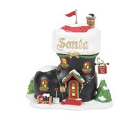 Department 56 North Pole Village First Edition Santa's Boot Shop Bâtiment éclairé Multicolore 16,5 cm